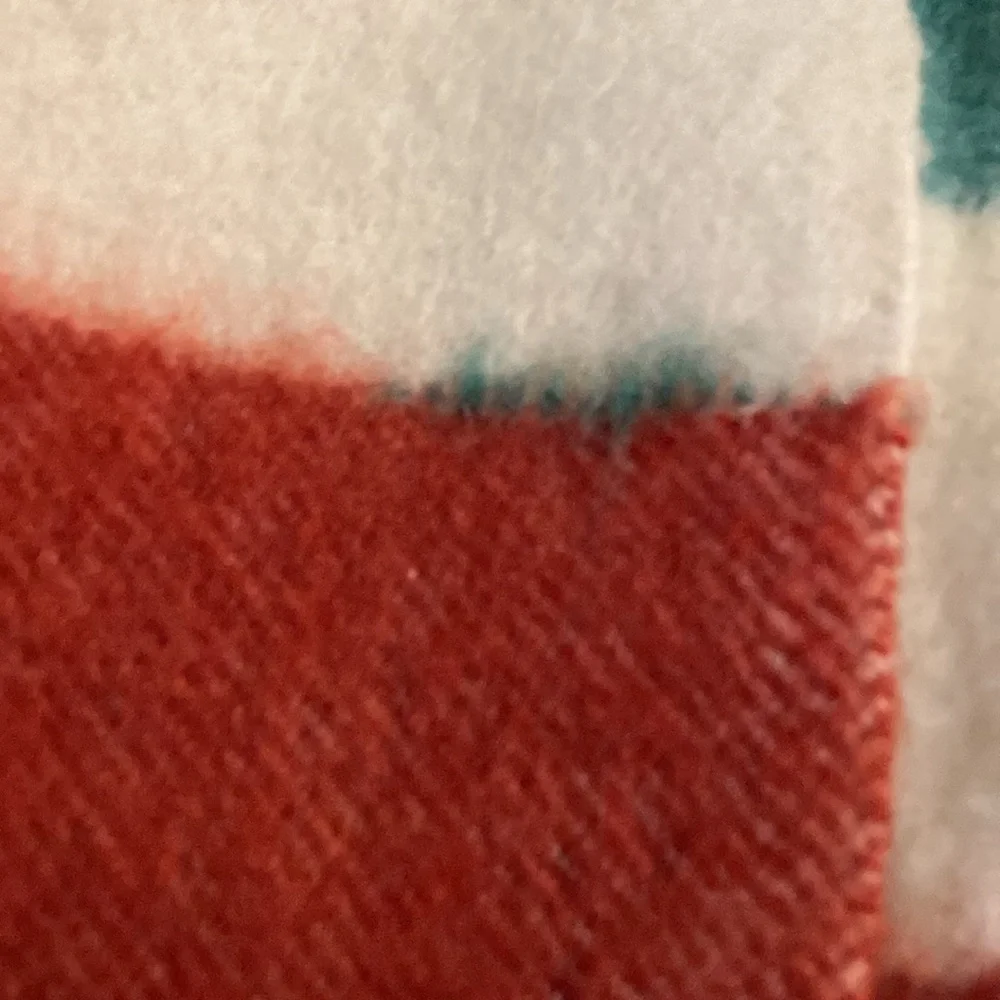 Vintage 4‎ color stripes wool blanket. Jc pennys Polar Star Golden Dawn bag b45